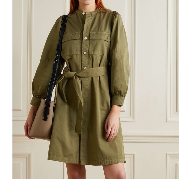 Alex Mill Dresses & Skirts - Alex Mill Olive Green Midi Dress